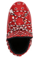 Alanui Alanui X Moon Boot 'Pompe Bandana' Cadle Boots