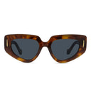 Loewe Anagram Brown Geometric Sunglasses