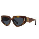 Loewe Anagram Brown Geometric Sunglasses