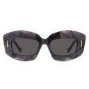 Loewe Anagram Black Rectangular Sunglasses