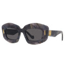 Loewe Anagram Black Rectangular Sunglasses