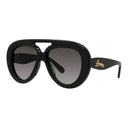 Loewe Curvy Black Pilot Sunglasses