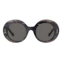 Loewe Anagram Black Oval Sunglasses