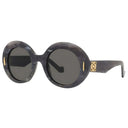 Loewe Anagram Black Oval Sunglasses