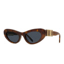 Loewe Slim Brown Oval Sunglasses