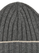 Brunello Cucinelli Contrast Line Beanie