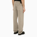 I nostri jeans tagli al terzo eredità in denim rosa CAS