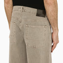 I nostri jeans tagli al terzo eredità in denim rosa CAS