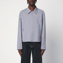 La nostra giacca zip viola grigia eredità in lana