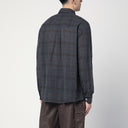 La nostra camicia a scacchi grigio legacy in miscela di cotone