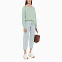 Roberto Collina Aqua Green Crew Neck Sweater