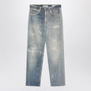 I nostri jeans del terzo taglio blu sbiadito erediti