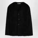 Il nostro cardigan alla miscela di lana nera eredità