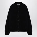 Il nostro cardigan alla miscela di lana nera eredità