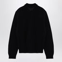 Il nostro cardigan alla miscela di lana nera eredità