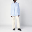 La nostra camicia presa in prestito a strisce azzurra eredità