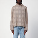 La nostra eredità si è ridotta il cardigan zippato beige