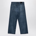 I nostri vasti jeans tagliati in eredità in denim lavato