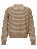 Brunello Cucinelli con paillettes a strisce