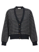 Brunello Cucinelli Sequin Striped Cardigan
