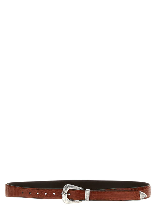 Brunello Cucinelli Crocodile Belt