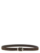 Cintura in pelle scamosciata di Brunello Cucinelli