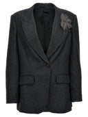 Brunello Cucinelli 'Monile' Single Breasted Blazer
