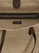 Brunello Cucinelli Canvas Large Shopping Bag