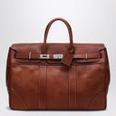 Brunello Cucinelli Copper Coloured Weekender Country Bag