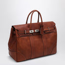 Brunello Cucinelli Copper Coloured Weekender Country Bag