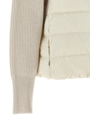 Brunello Cucinelli Hooded Down Jacket With 'Solomeo' Inserts