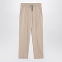 Brunello Cucinelli Beige Cotton Joggers