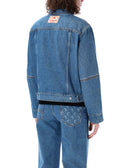 Marine Serre Coats Blue