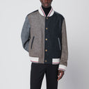 Thom Browne Colour Block Wool Bomber Jacket