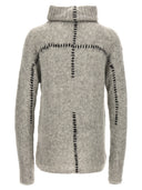 Suéter de bordado de contraste de thom krom