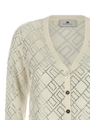 Elisabetta Franchi Crystal Cardigan
