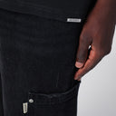 Rappresenta la maglietta di cotone nero atlante