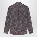 Brunello Cucinelli Camisa de algodón estampado