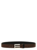 Etro Logo Buckle Reversible Belt