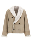 Brunello Cucinelli Leather Sheepskin Jacket
