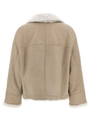 Brunello Cucinelli Leather Sheepskin Jacket