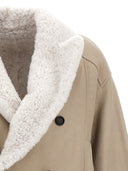 Brunello Cucinelli Leather Sheepskin Jacket
