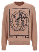 Maglione da ricamo etro logo