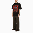 Martine Rose Trousers With Brown Houndstooth Pattern