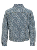 Casablanca overal in logo denim jas