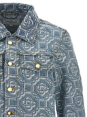 Casablanca overal in logo denim jas