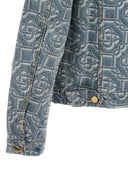 Casablanca overal in logo denim jas