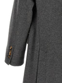 Brunello Cucinelli Single Breasted Cashmere Coat