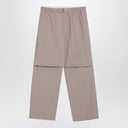 Darkpark beige jordan pantaloni larghi