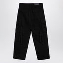 Darkpark Saint Black Cargo Trousers